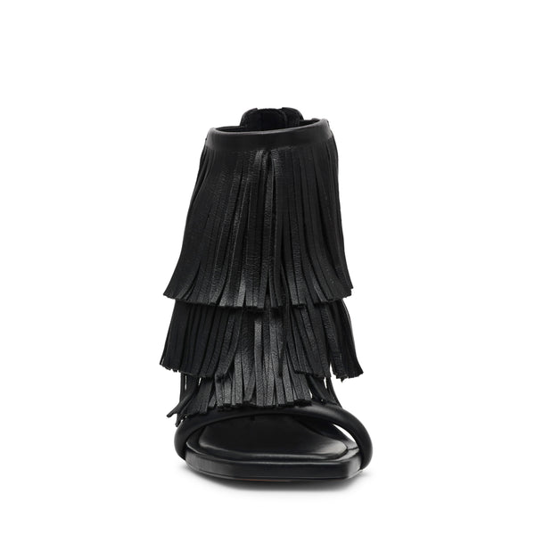Fringzy Sandal BLACK LEATHER