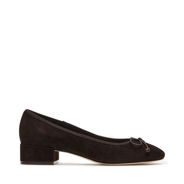 Cherisher Flat Shoe CHOCOLATE BROWN SUEDE