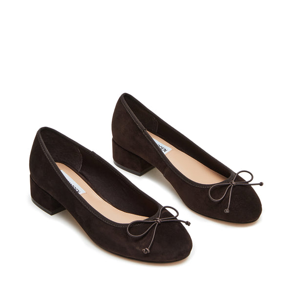 Cherisher Flat Shoe CHOCOLATE BROWN SUEDE