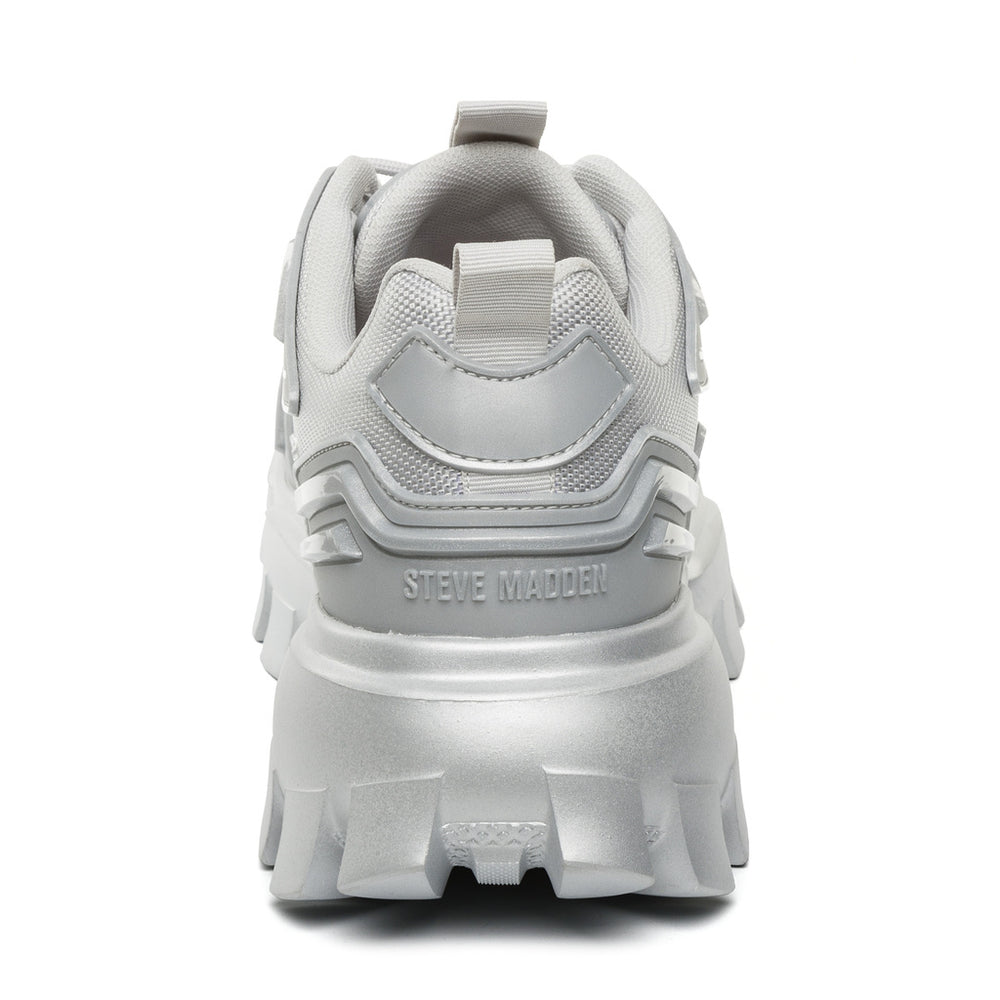 Steve Madden Prizer Sneaker SILVER Sneakers All Products