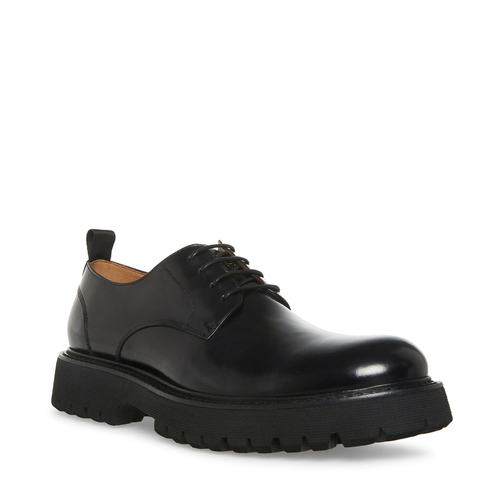 Steve Madden Men Gage Lace-up BLACK LEATHER Casual All Products