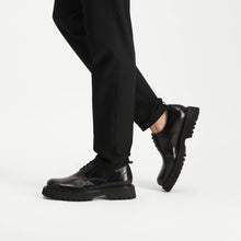 Steve Madden Men Gage Lace-up BLACK LEATHER Casual All Products