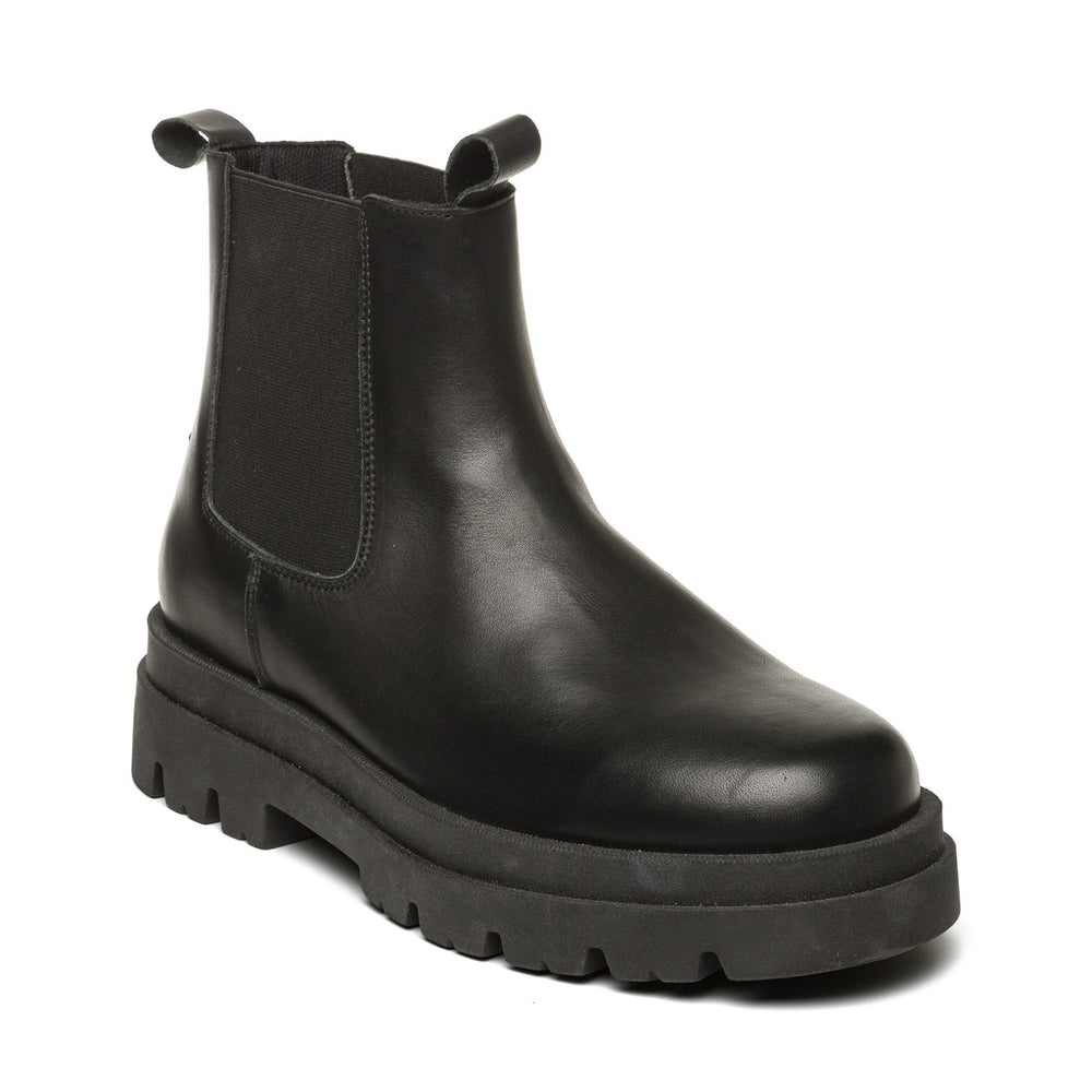 Steve Madden Men Philippe Ankle Boot BLACK LEATHER Boots All Products