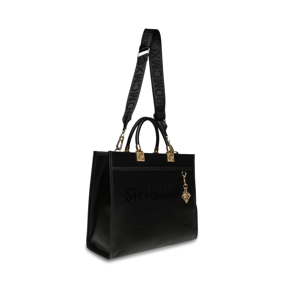 Steve Madden Bags Briches Tote BLACK/GOLD Bags All Products