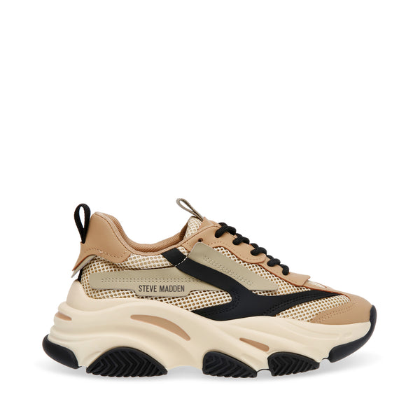 Steve Madden Possession chunky lace-up sneakers in tan