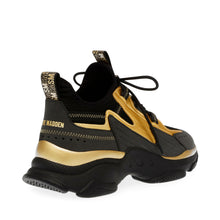 Steve Madden Matchbox Sneaker BLK/GOLD Sneakers 90's Nostalgia