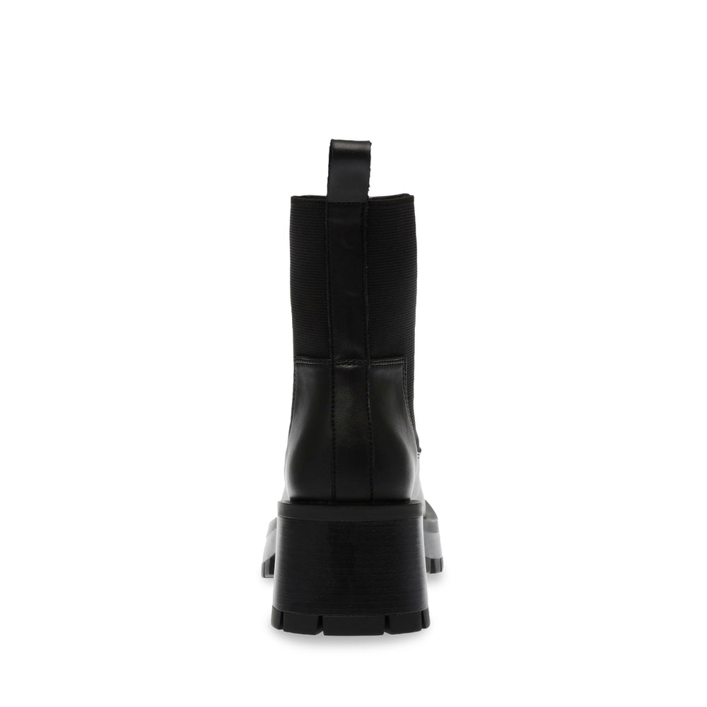 Steve Madden Sharpen Bootie BLACK LEATHER Ankle boots All Products