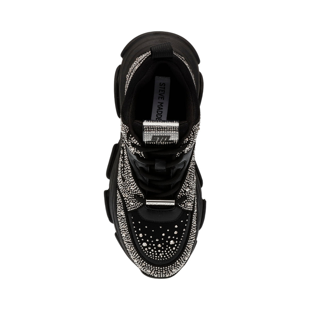 Steve Madden Privy Sneaker BLACK/SILVER Sneakers All Products