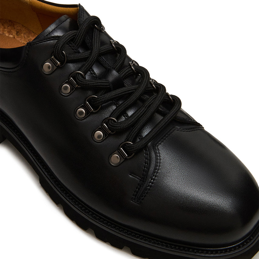 Turbo Flat Shoe BLACK LEATHER - view 5