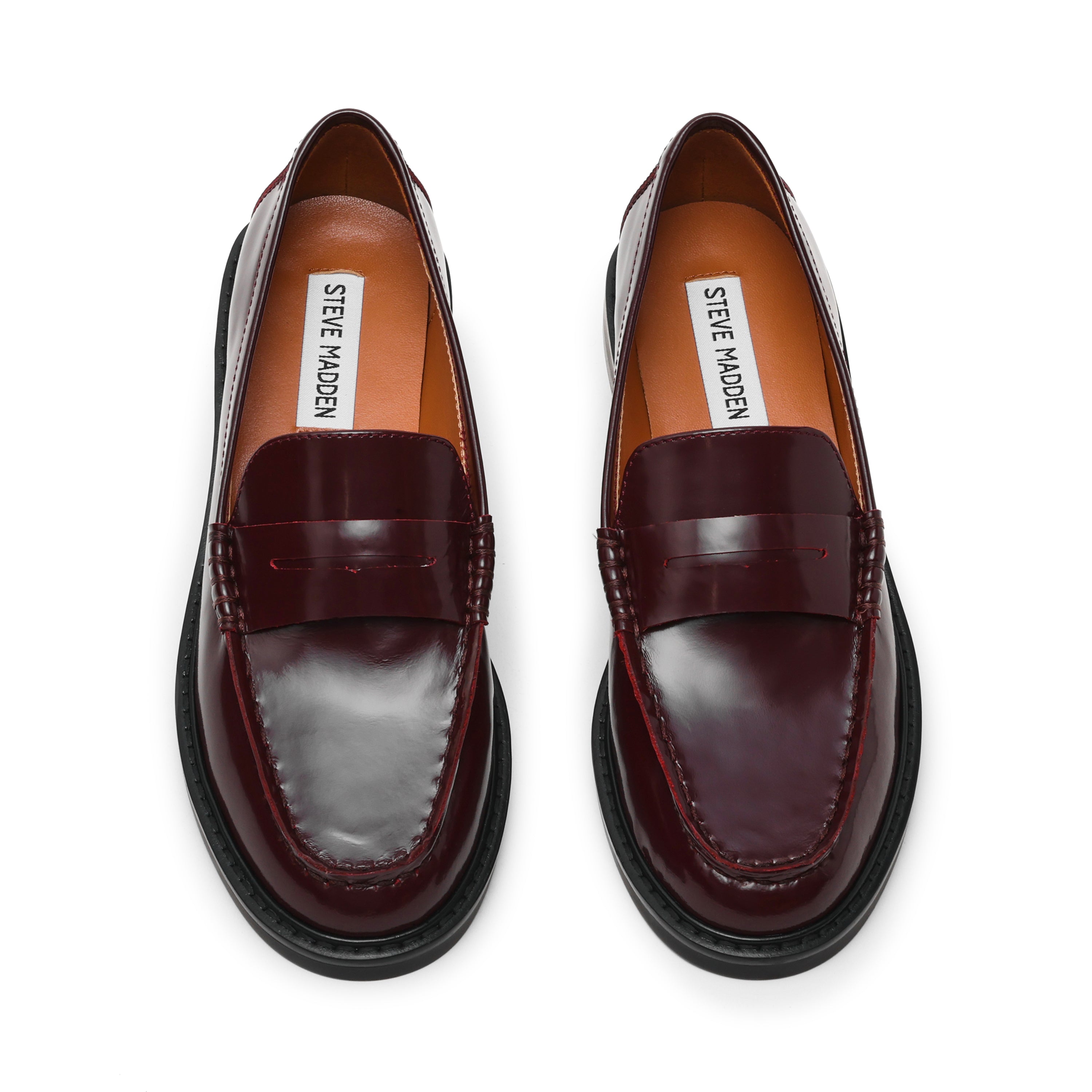 Adison Flat Shoe WINE LEATHER