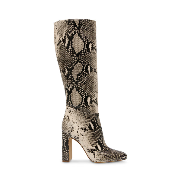 Ally Boot LT. BEIGE SNAKE Steve Madden Europe