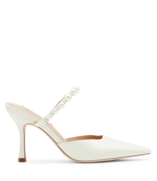 ★Steve Madden★大人気モデルの新作★BRECKI★サンダル BRECKI Beige Crocodile Pointed Toe Mule Pump | Women's Heels