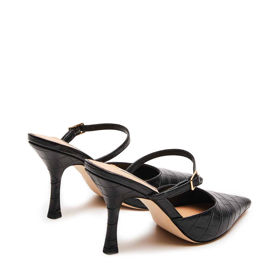 Brecki Mule BLACK CROCO