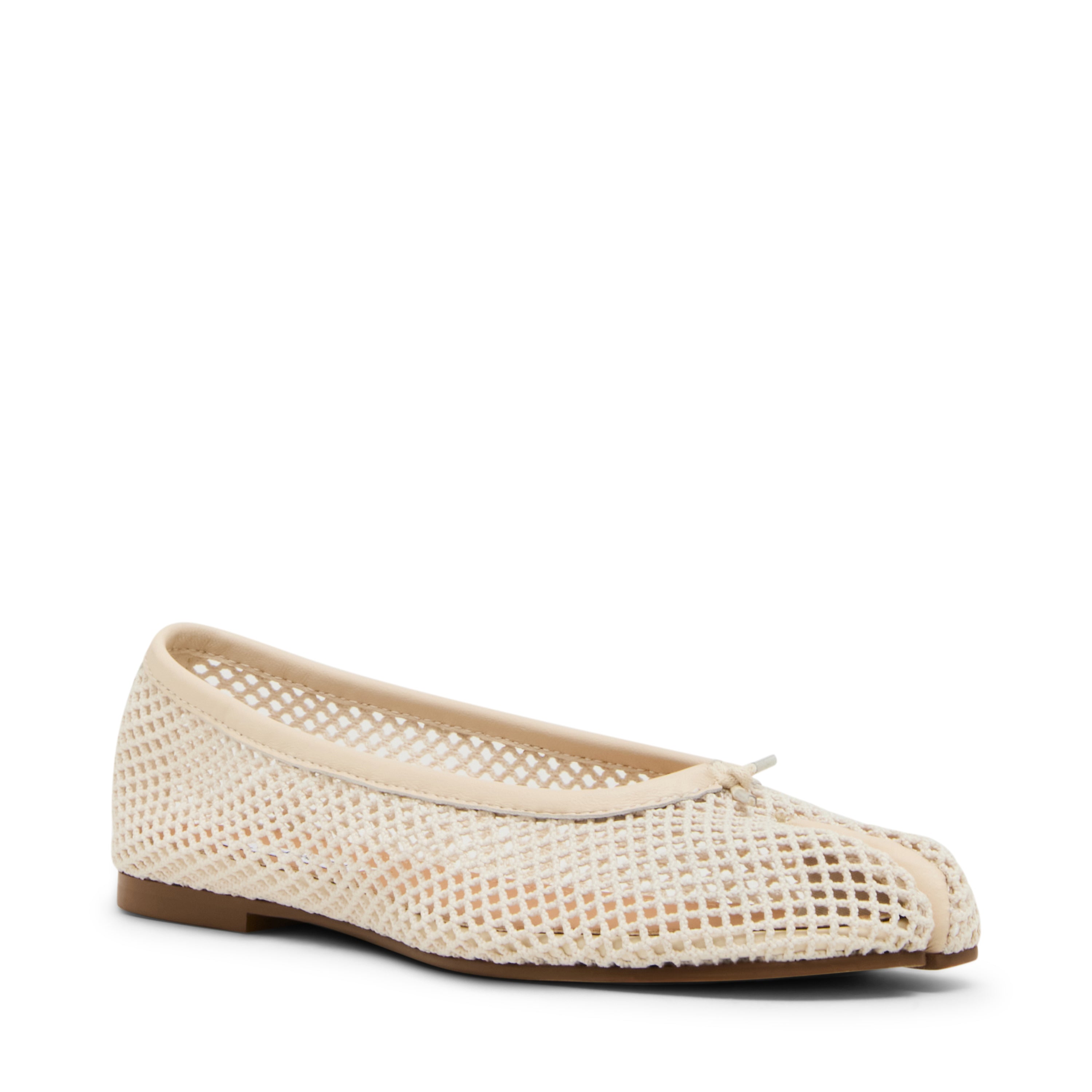 Calico-Mesh Flat Shoe BONE - view 2