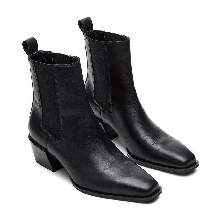 Daxen Boot BLACK LEATHER - view 2