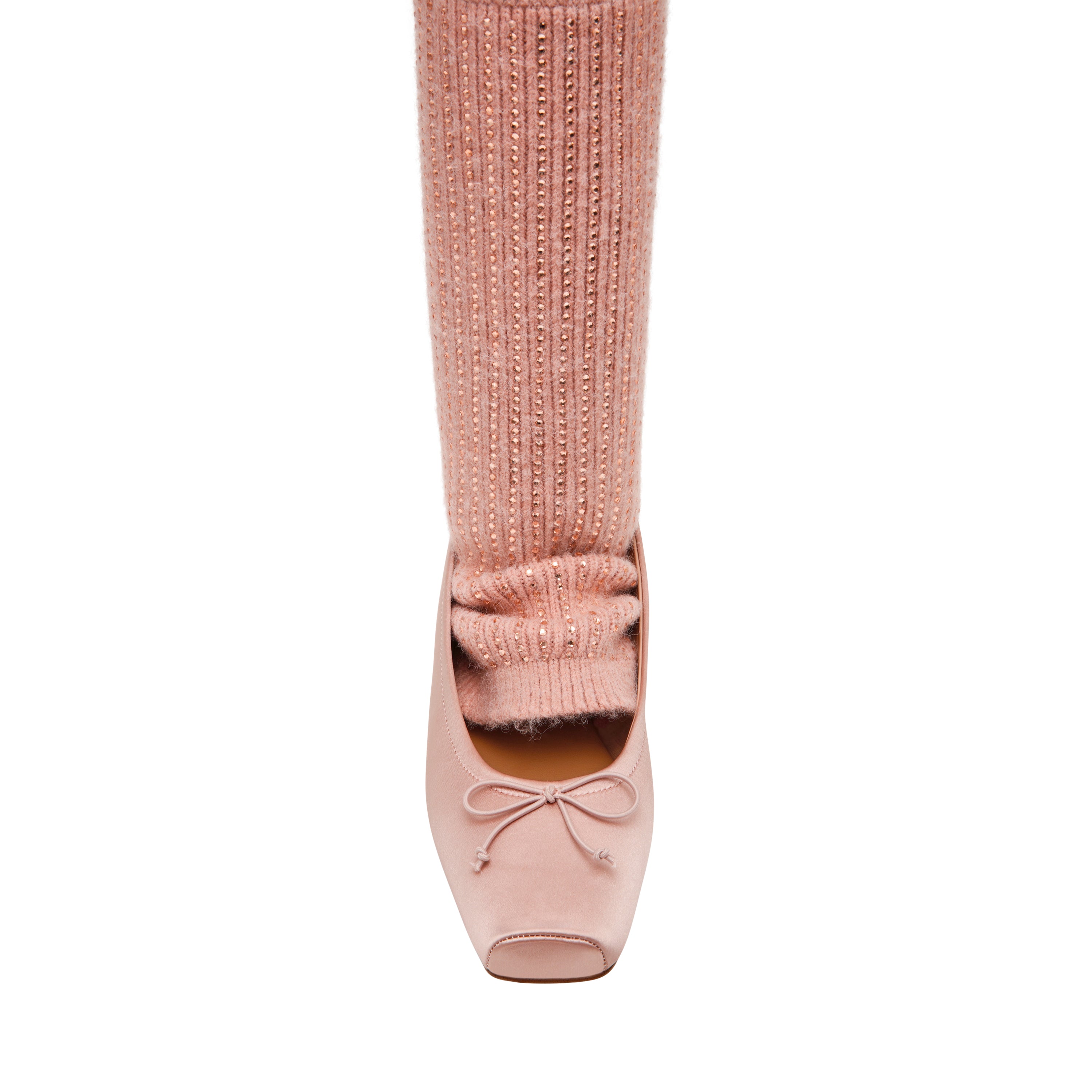 Eleve-Knit Flat Shoe PINK SATIN - view 6