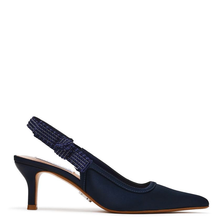 Ensemble Pump NAVY SATIN