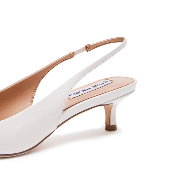 Kari Pump WHITE PATENT