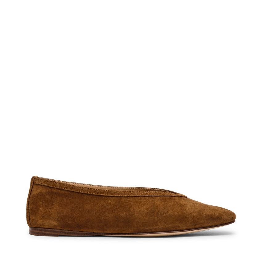 Leni Flat Shoe CHESTNUT SUEDE