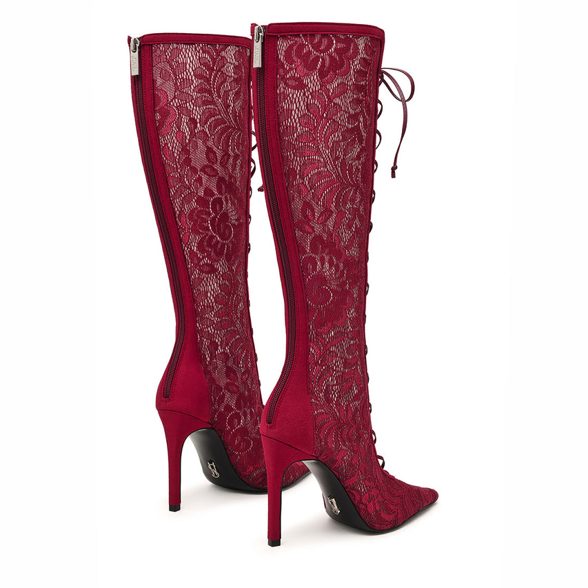 Maxine Boot WINE LACE - view 3