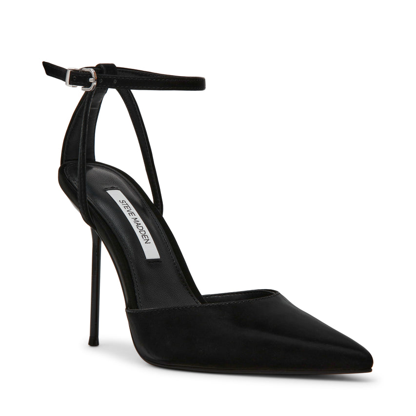 Morrie Sandal BLACK TECHNO SATIN - view 2