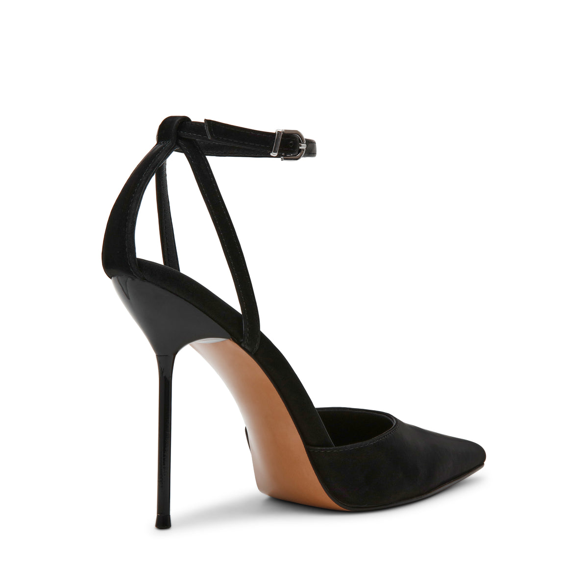 Morrie Sandal BLACK TECHNO SATIN - view 5