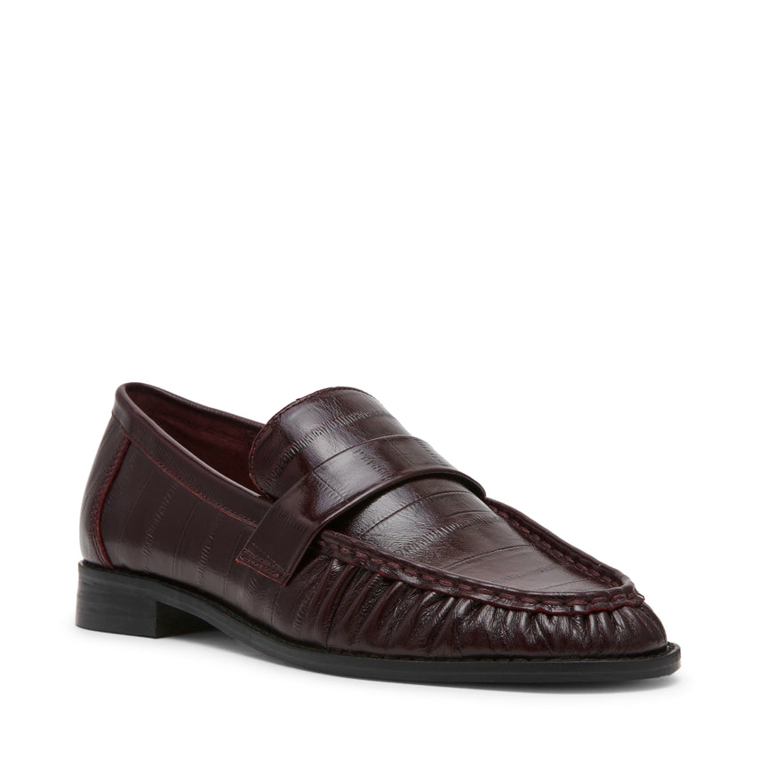 Ronie Flat Shoe BURGUNDY EEL - view 2
