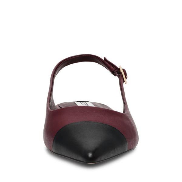 Rowyn Flat Shoe BLK/BURG