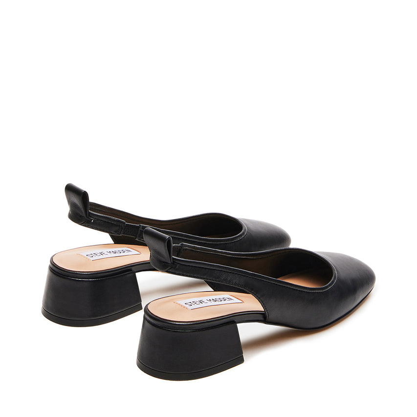 Smitten Flat Shoe BLACK LEATHER