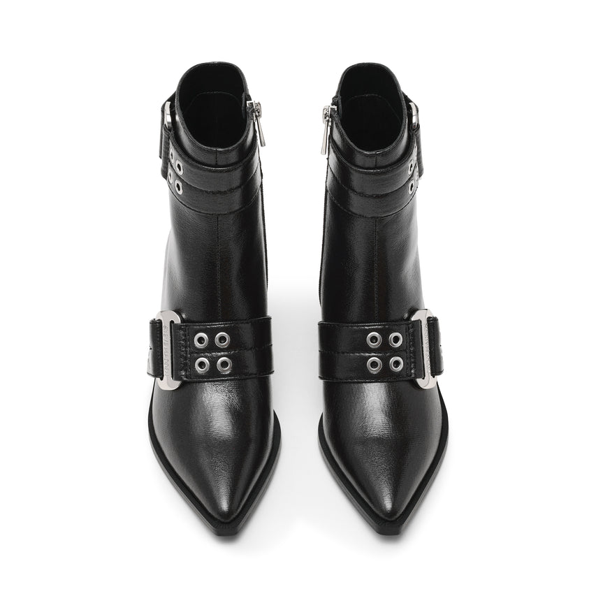 Splurge Bootie BLK CRINKLE