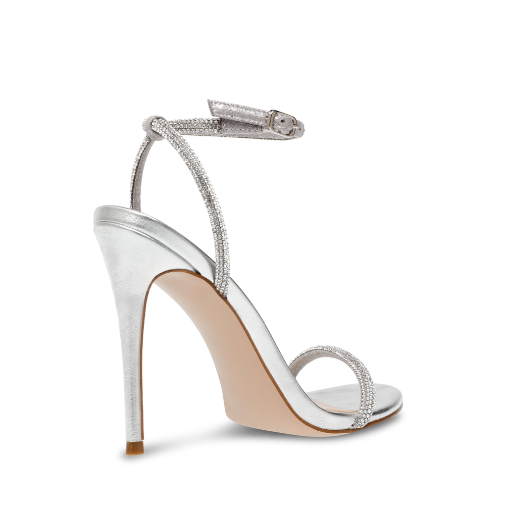 Steve Madden Breslin Sandal SILVER Sandals Women's  | Heeled Sandals