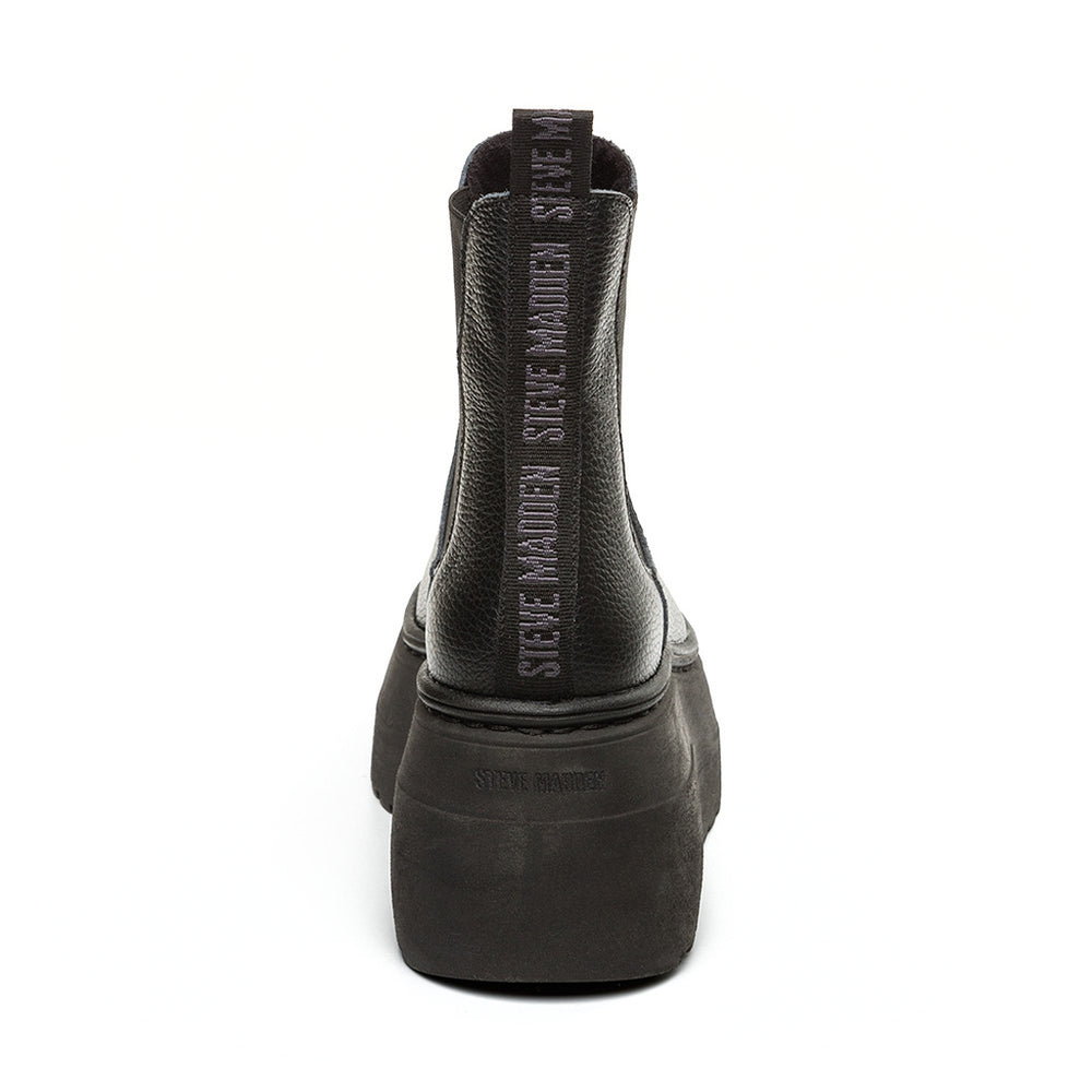 Steve Madden Pegasus Bootie BLACK LEATHER Ankle boots 90's Nostalgia