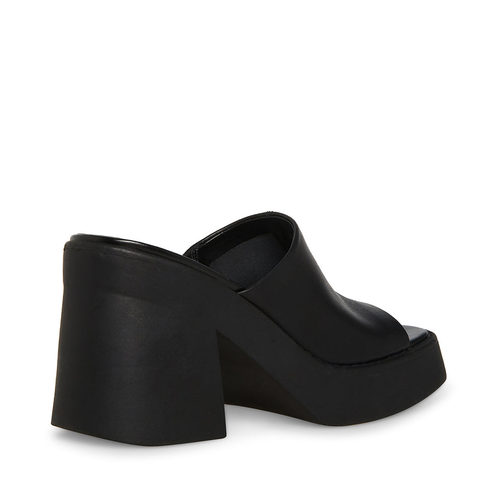 Steve Madden Kane Sandal BLACK LEATHER Sandals All Products