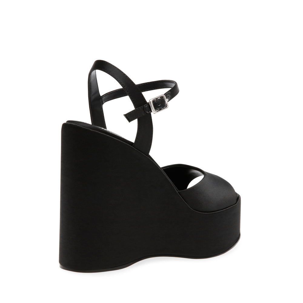 Discord Sandal BLACK SATIN – Steve Madden Europe