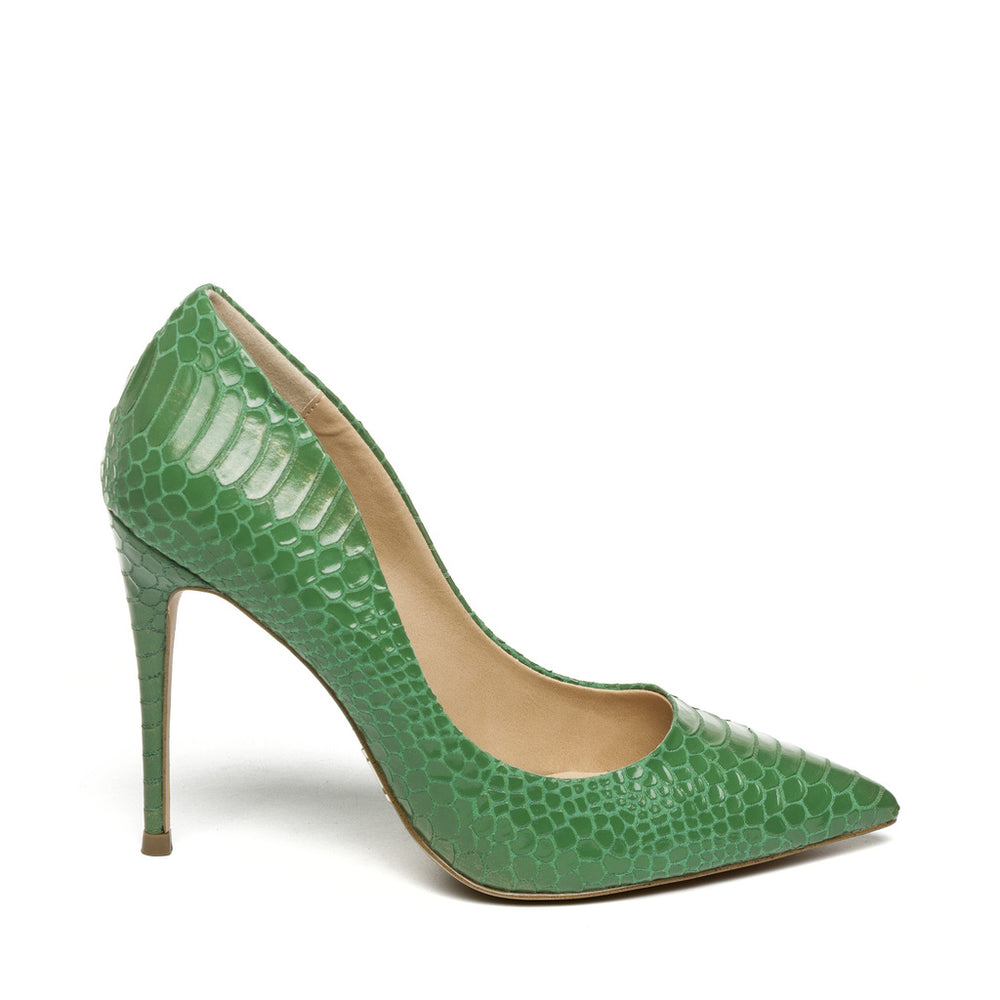 Steve Madden Daisie-SN Pump GREEN SNAKE Pumps All Products