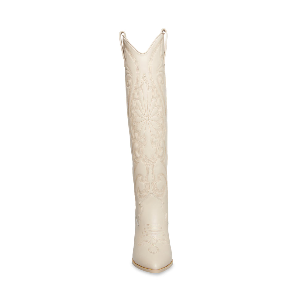 Steve Madden Lasso Boot BONE LEATHER Boots All Products