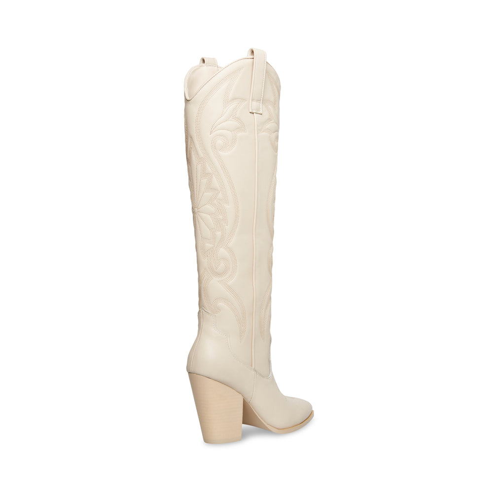 Steve Madden Lasso Boot BONE LEATHER Boots All Products