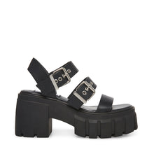 Steve Madden Locate Sandal BLK ACTION LEATHER Sandals All Products