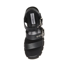 Steve Madden Locate Sandal BLK ACTION LEATHER Sandals All Products