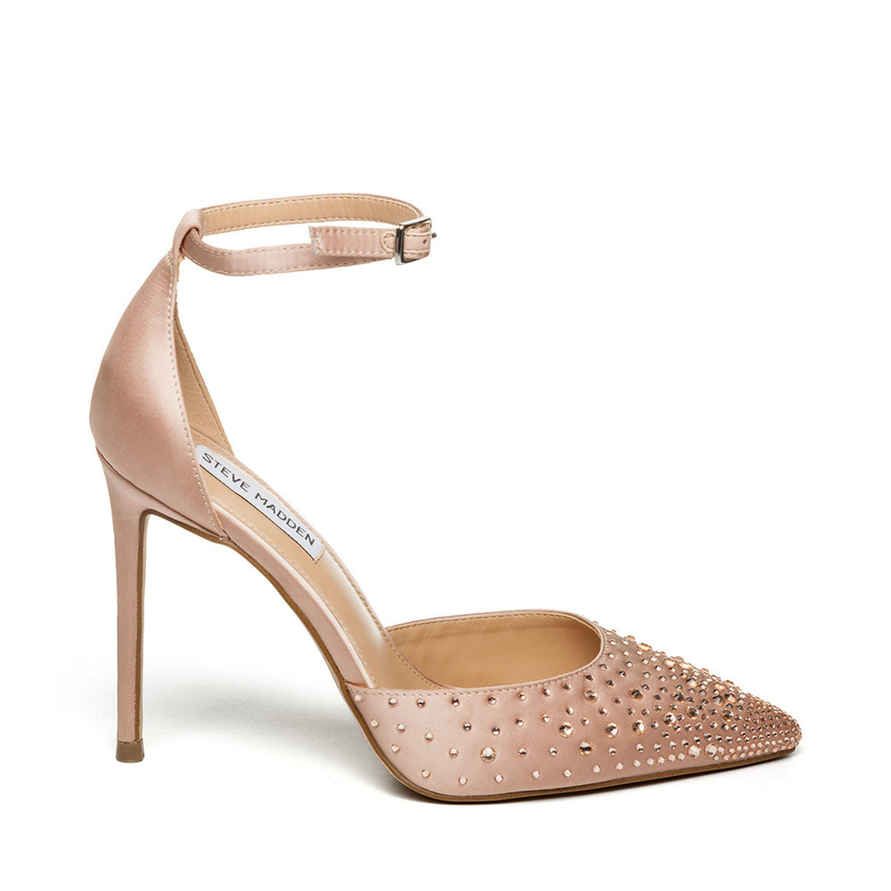 Steve Madden Ravaged Sandal BLUSH SATIN Sandals All Products
