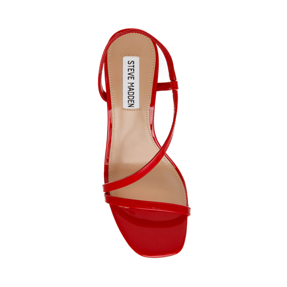Steve Madden Ratify Sandal RED PATENT Sandals All Products