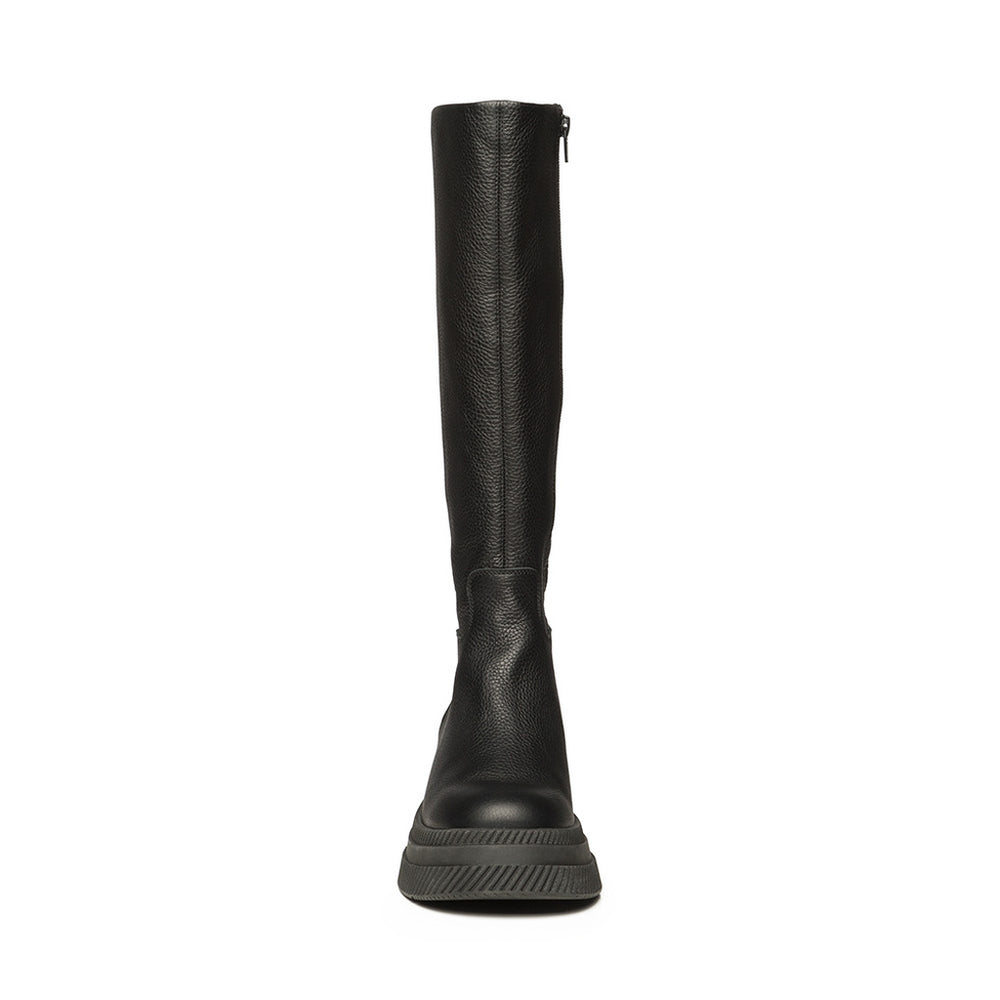 Steve Madden Gylana Boot BLACK LEATHER Boots All Products