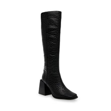 Steve Madden Dukes Boot BLACK LIZARD Boots All Products