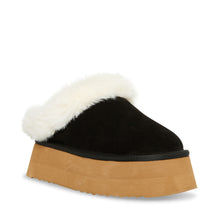 Steve Madden Chaplin Slide BLACK SUEDE Slides All Products