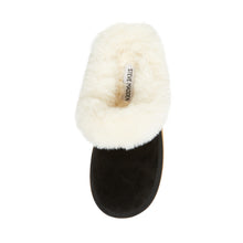 Steve Madden Chaplin Slide BLACK SUEDE Slides All Products