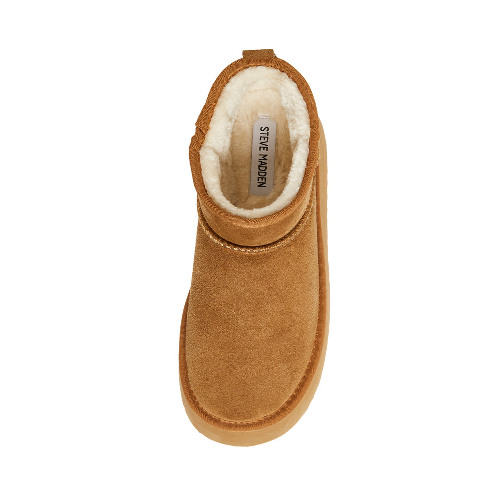 Steve Madden Campfire Bootie TAN SUEDE Ankle boots All Products