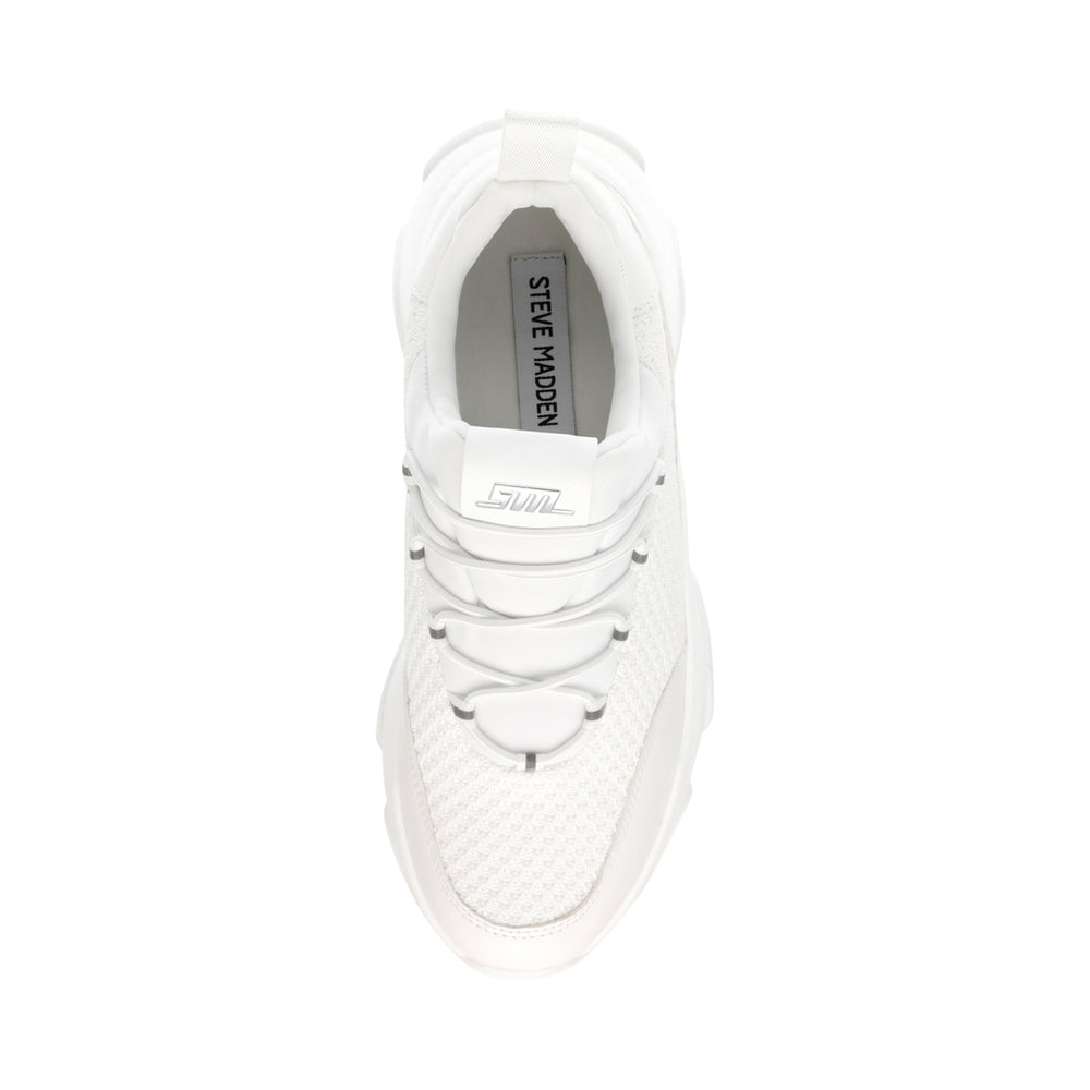 Steve Madden Motif Sneaker WHITE Sneakers 90's Nostalgia
