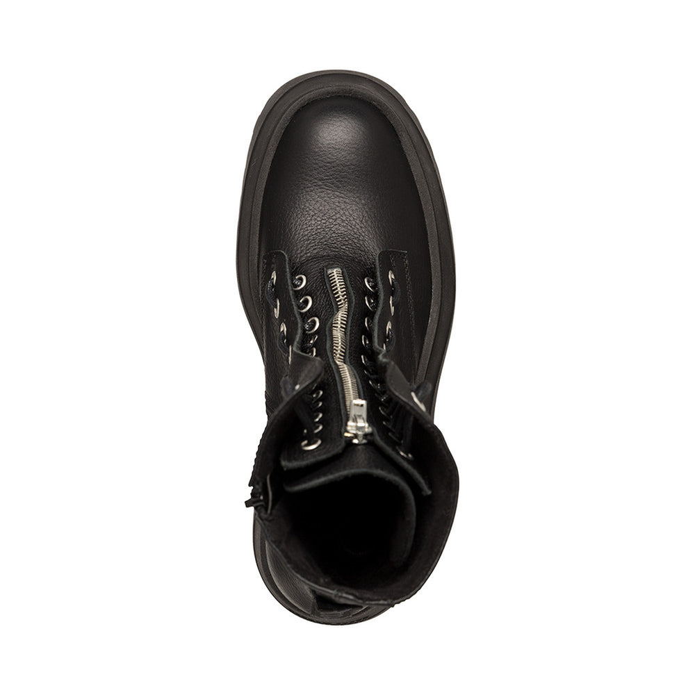 Steve Madden Pearl Bootie BLACK LEATHER Ankle boots All Products
