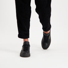 Steve Madden Men Fynner Sneaker BLACK LEATHER Sneakers All Products