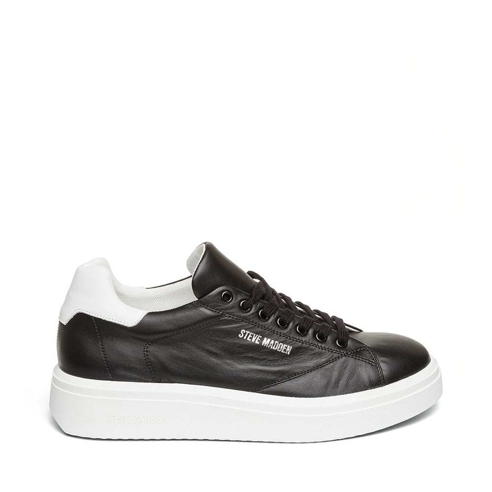 Steve Madden Men Fynner Sneaker BLACK/WHTE Sneakers All Products